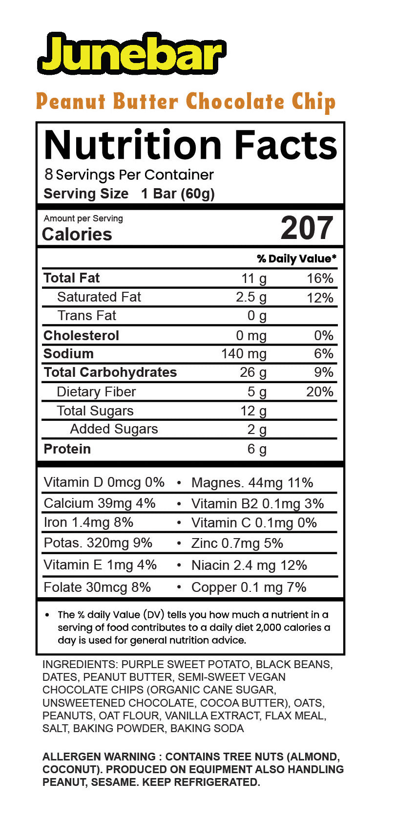 Peanut Butter Chocolate Chip (Carton of 8)