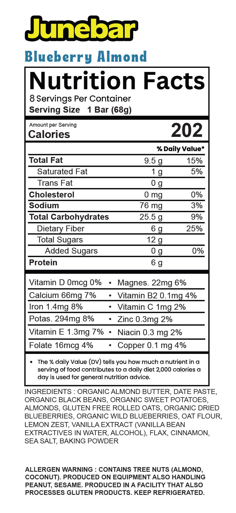 Blueberry  (Carton of 8)